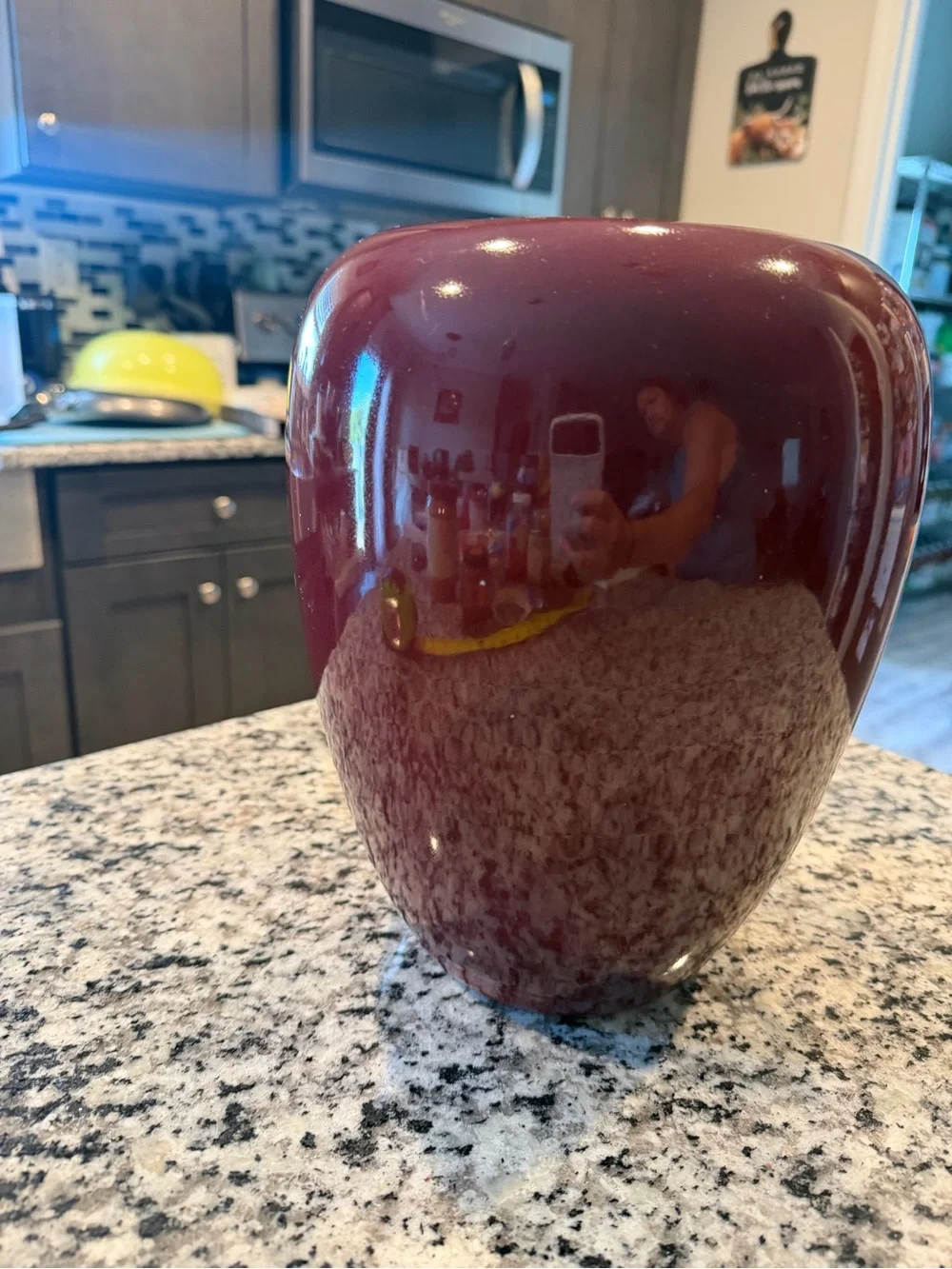 Vintage Chinese Red Oxblood Vase